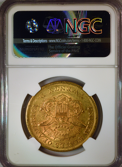 1861 $20 Gold Liberty NGC AU50 Double Eagle – First Class Coins