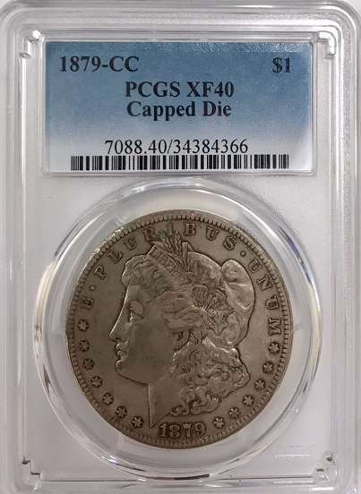 1879-CC Morgan Silver $1.00 PCGS XF40