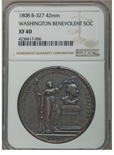 1808 Washington Benevolent Society NGC XF40