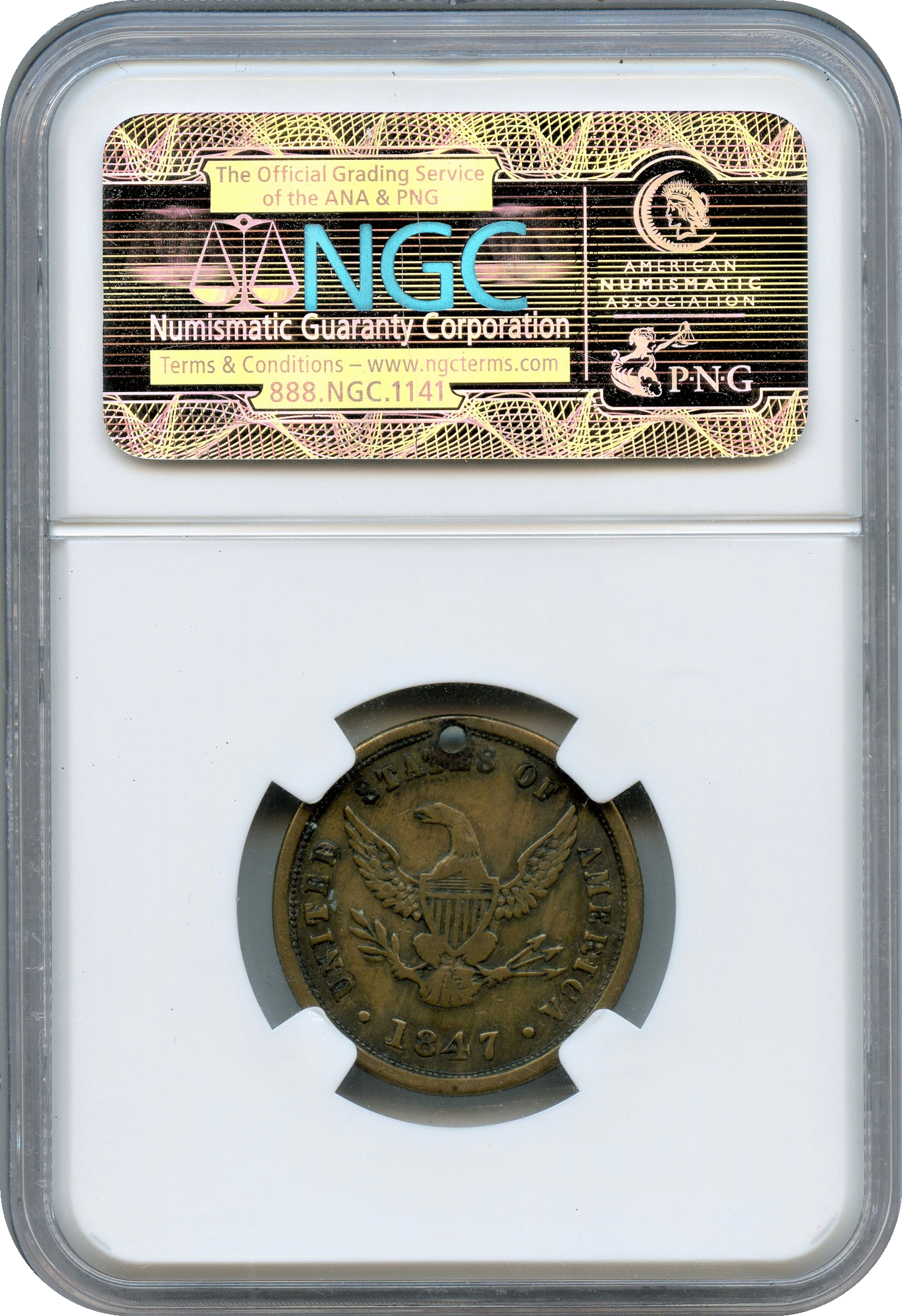 1847 Zachary Taylor Campaign Medal NGC VF20BN – First Class Coins