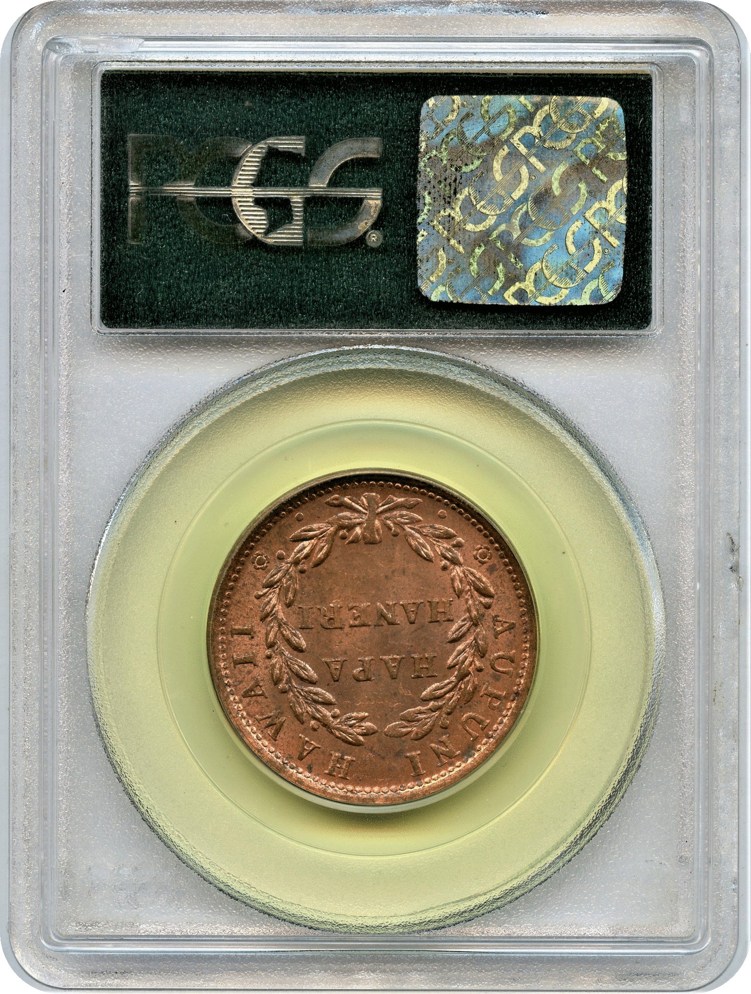 1847 Hawaii Cent PCGS MS63RD ********* Rare in Full RED ****** Low