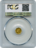 1853 California Fractional 50c BG-302 PEACOCK PCGS MS61