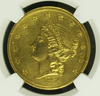 1854 $20 Kellogg & Co. Territorial Gold. Double Eagle. NGC AU Details