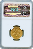 1854 Type 1  $5 Gold Liberty NGC AU55 Earring DDO
