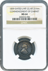 1859 U.S. Mint Memorial To Washington Cabinet Set GOLD NGC MS61 & Silver NGC MS64