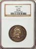 1869 Silver .50c Pattern J-743 NGC PF66   "Tied for Finest"