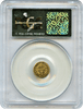 1870 California Round Gold $1 BG-1203 OLD GREEN HOLDER PCGS MS62 LOW RARITY 5