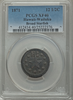 1871 12.5C Wailuku Plantation 12 1/2 Cents, Broad Starfish, PCGS XF40. VERY RARE