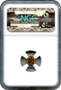 1871 California Gold 25c BG-766 Octagonal Liberty "G" Mint. NGC MS64PL