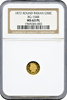 1872 California Gold 50c BG-1048 Round Large Head Indian NGC MS63PL  "C.Mohrig S.F."