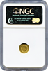 1875 California Fractional $1 Octagonal Indian BG-1127 NGC MS62PL