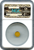 1875 California Fractional 25c BG-847 Round Indian NGC MS62