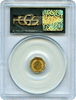 1875 California Fractional $1 Octagonal Indian Bg-1126 PCGS MS62 "OGH" Rarity5