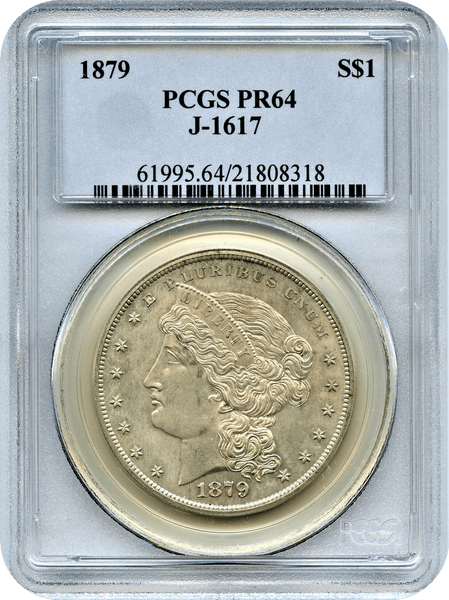 1879 $1 Metric Dollar, Judd-1617 PCGS PR64