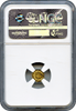 1881 Cal Gold 25c BG-799M  Octagonal Large Head Indian NGC MS65PL  C.Mohrig S.F.