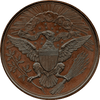 1882 Great Seal Centennial Medal. Bronzed Copper. 62.5 mm. By Charles E. Barber. Julian CM-20. Mint State