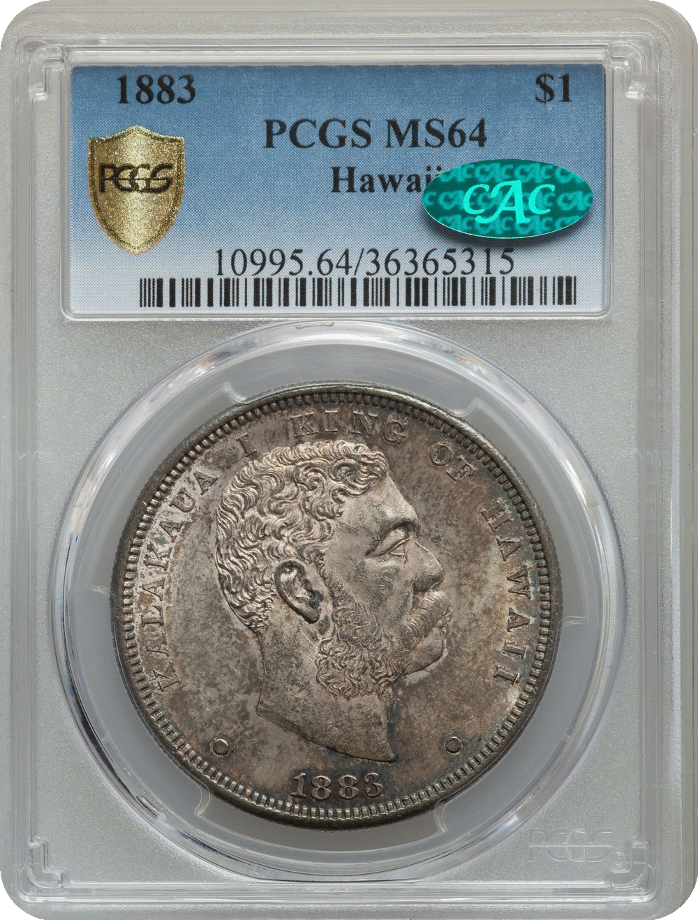 1883年　ハワイ　1/2ドル銀貨 1883年 ハワイ 1/2ドル銀貨 - メルカリ