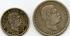 1883 Hawaii Set. 1/2 Half & 1/4 Quarter Dollars