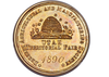 1890 Deseret Agricultural and Manufacturing Society. Utah Territorial Fair. Award Medal.