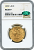 1902-S $10 Gold Liberty NGC MS64+  CAC