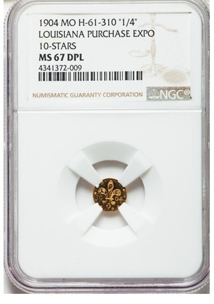 1904 LPE 25c NGC MS67 DPL