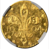 1904 L.P. 25c GOLD NGC MS65PL