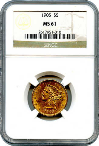 1905_Gold_Liberty_NGC_MS61_261