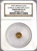 1905 L. and C. Expo MT.Hood Gold 25c NGC MS64PL "Low Rarity 6 of Graded Specimens" "Rarity 7 in Graded PL"