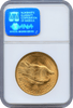 1908 No Motto $20 St.Gaudens "Nevada Gold/Wells Fargo Collection" NGC MS67