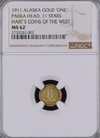 1911 Parka Head "One" NGC MS62