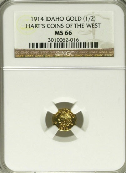1914 Idaho 50c.  NGC MS66 " Harts Coins of The West"