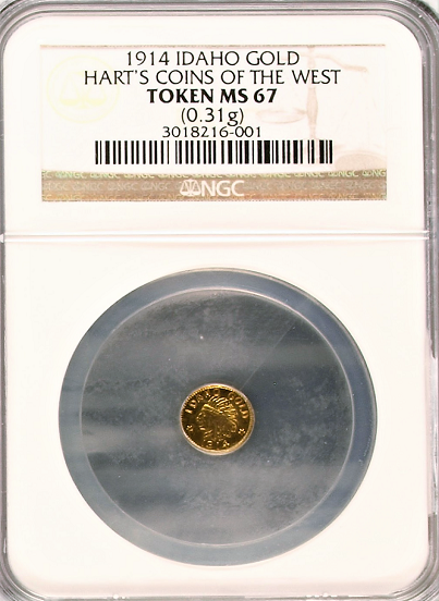 1914 Idaho GOLD $1.00 NGC MS67