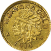 1914 Montana Series 25c size NGC MS67