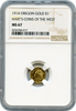 1914 Oregon Gold $1 NGC MS67
