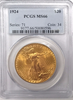 1924 $20.00 Gold St. Gaudens PCGS MS66
