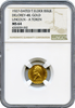 1927 Delorey-48 Lincoln Gold Token NGC MS64