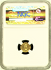 1939 Golden-Gate International Expo. Charbneau Gold Dollar NGC MS63 HK-488