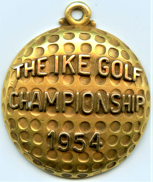 1954 The Ike Golf Championship Gold Medal