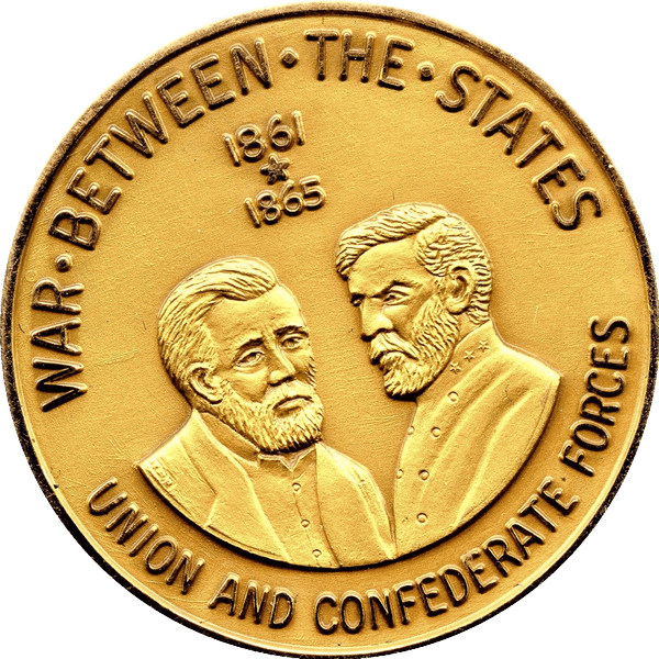 Check it out 1861-1961 Centennial of the Civil War Gold Medal
