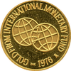 1976 INTERNATIONAL MONETARY FUND 24K GOLD COIN