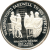 1976 1 oz  Plat. Washington Farewell to His Officers, Sons of the Revolution