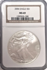 (1) 2006 Eagle S$1 NGC MS69