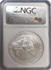 (#191) 2007-W Eagle S$1. Early Releases. NGC MS69