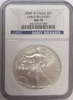 (#197) 2008-W Eagle S$1. Early Releases. NGC MS70