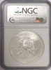 (#205) 2008 Eagle S$1. Early Releases. NGC MS69