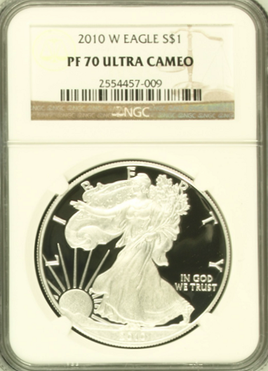 (#188) 2010-W Eagle S$1 NGC PF70 UCAM