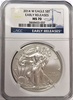 (#179) 2014-W Eagle S$1. Early Releases. NGC MS70 Burnished