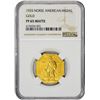 1925 Norse American Gold Medal NGC PF65 MATTE
