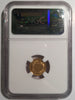 1862 Gold Indian Princess $1, Type 3 NGC MS 61