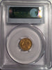 1862 Gold Indian Princess $1, Type 3 PCGS MS 63